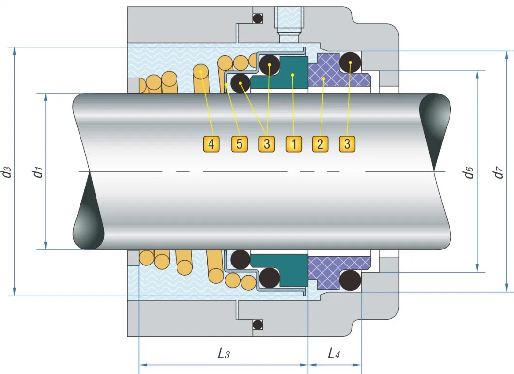 Mechanical Seal Tg155-Tg155c|Pump Seal Type Bt-Fn Series|Conical Spring Mechanical Seals